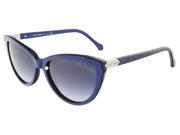 Roberto Cavalli RC787S S 69W ACHIRD Shiny Blue Cateye sunglasses