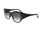 Balenciaga BA0022 01B Black Cat Eye Sunglasses