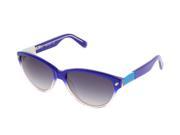 Dsquared DQ0147 S 92W Blue Gradient Cateye Sunglasses