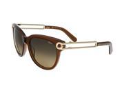 Chloe CE679 S 210 Brown Wayfarer Sunglasses