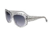 Balenciaga BA0034 20B Gray Bubble Wayfarer Sunglasses