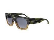 Balenciaga BA0011 65V Havana Gradient Square Sunglasses