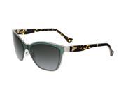 Balenciaga BA0084 95B Clear Teal and Tortoise Wayfarer Sunglasses