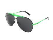Dsquared DQ0177 S 05A Lime Green Black Aviator sunglasses