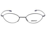DKNY 6233 424 Shiny Blue Matte Blue Oval Eyewear