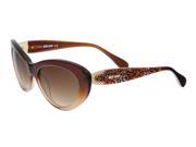 Just Cavalli JC630S 50F Dark Brown Cateye Sunglasses