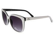 Lacoste L747 S 105 White Black Square sunglasses Sunglasses