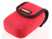 Red Compact Neoprene Camera Case for Canon PowerShot G7X Nikon CoolPix S9900 Camera Bag Accessories