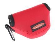 Neoprene Camera Case Bag for Nikon 1 J5 J4 J3 with 10 30mm Lens Camera Accessories Bag Red