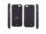 Black Power Bank External Backup Battery Rechargeable Case Cover For IPHONE 6 4.7