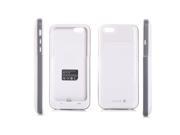 White Power Bank External Backup Battery Rechargeable Case Cover For IPHONE 6 4.7
