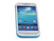 4200 mah White Sky Blue Backup Battery Power Bank Case Cover Charger for Samsung Galaxy S4