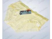 Yellow NEW 3 PCS Ladies Women Lingerie Bamboo Fiber Panties Seamless Underwear Knickers