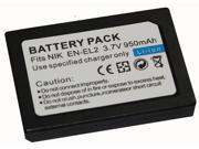 New EN EL2 ENEL2 Rechargable Li ion Battery Pack for Coolpix 250 Digital Cameras