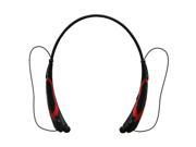 Wireless Bluetooth 4.0 Music Stereo Universal Headset Headphone Vibration Neckband Style for iPhone iPad Samsung LG black Red