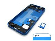 White Glass Blue Cover Assembly For Iphone 5S