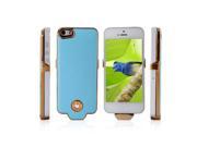 Blue Ultra Thin 2500mAh External Backup Battery Power Bank Charger Case Fr iphone 5 5S