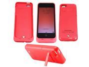 Pink 2200m Slim External Rechargeable Backup Battery Power Charger Case For iphone 5c 5g 5s