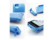 2200mAh JML blue External Rechargeable Backup Battery Power Charger Case For iphone 5c 5s 5g