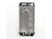 Silver Battery Door Back Housing Replacement Case Cover For iPhone 5S Change into iPhone 6