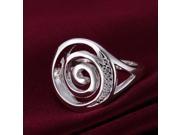 Premier Ring Quality High SPIRAL Fashion Silver Brass Swirl Designs