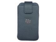 Real Leather Pocket Sleeve Swivel Case For Blackberry Classic Q20 AT T