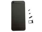 Black Battery Door Back Housing Replacement Case Cover For iPhone 5S Change into iPhone 6