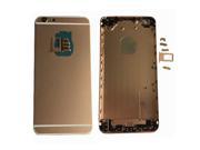 Rose Gold Metal Housing Back Battery Cover Middle Frame With Buttons Assembly For iphone 6 4.7 inch