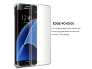 Galaxy S7 Edge Screen Protector Full Coverage Premium Anti glare Tempered TPU 3D Curved Screen Protector Edge to Edge for Samsung Galaxy S7 Edge Clear Pack o
