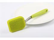 Silicone Hand Kitchen Cleaning Brushes Long Handle Oil Pan Dish Scrubbing Brush