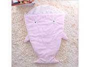 Shark Baby Sleeping Bag Infant Sleep Sack Blanket Stroller Wrap Warm Swaddle Pink