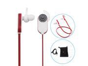 White Red HV803Wireless Bluetooth Earbuds Headphones Headset with Microphone for iPhone 6 6S 5 5S 5C 4 4S Ipad Ipod Android Samsung Galaxy Smart Phones