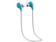 White Blue Universal V4.1 QY7 Wireless Bluetooth Headphones Headsets W Microphone for Iphone 6 plus samsung galaxy s6 and cell phones