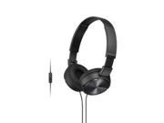 Sony SONY MDRZX310AP B ZX Series Over Ear Headphones with Microphone Black ...