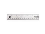 Westcott Stainless Steel Office Ruler With Non Slip Cork Base ACM10415