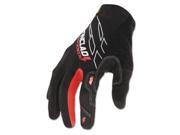 Touchscreen Gloves Black Red Large