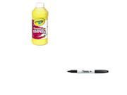 Shoplet Best Value Kit Crayola Premier Tempera Paint CYO541216034 and Sha...