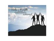 Advantus Unity Silhouette Canvas Motivational Print AVT78094