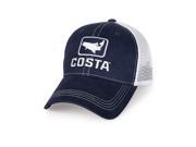 Trout Trucker Costa XL Trucker Hat. 6 panel trucker hat with cotton front and mesh back panels. Deeper crown to fit larger sizes.