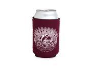 Costa Coozie Classic Maroon With White — One Size Fits All