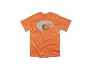 Costa Logo Wave T Shirt Orange