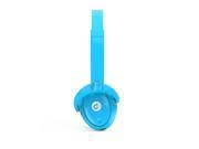 Syllable Wireless Bluetooth V3.0 Headphone Noise Reduction Foldable Holder G01 005 Blue