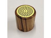Cylinder Wireless Bluetooth Rose Wood Speaker by GreenWood