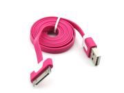 iPazzPort Pink and White Double color data line for iPad iPhone iPod data transmission