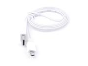 iPazzPort 1M white noodle style micro USB cable Charger 10 FT Cable Sync Charge for Samsung
