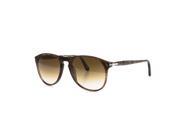 Persol 9649 Aviator Sunglasses 972 51 Smokey Havana Brown Gradient 52 mm