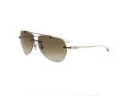 Chrome Hearts Stains V Sunglasses Shiny Chocolate Brown Gold Plated Frame Brown Gradient Lens