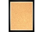 Framed Cork Board 20 x 24 with Black with Gold Finish Slope Frame