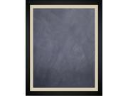 Framed Chalkboard 16 x 20 with Black with Silver Finish Slope Frame