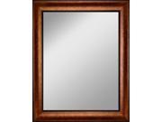 Framed Mirror 21.5 x 25.5 with Antique Bronze Finish Frame